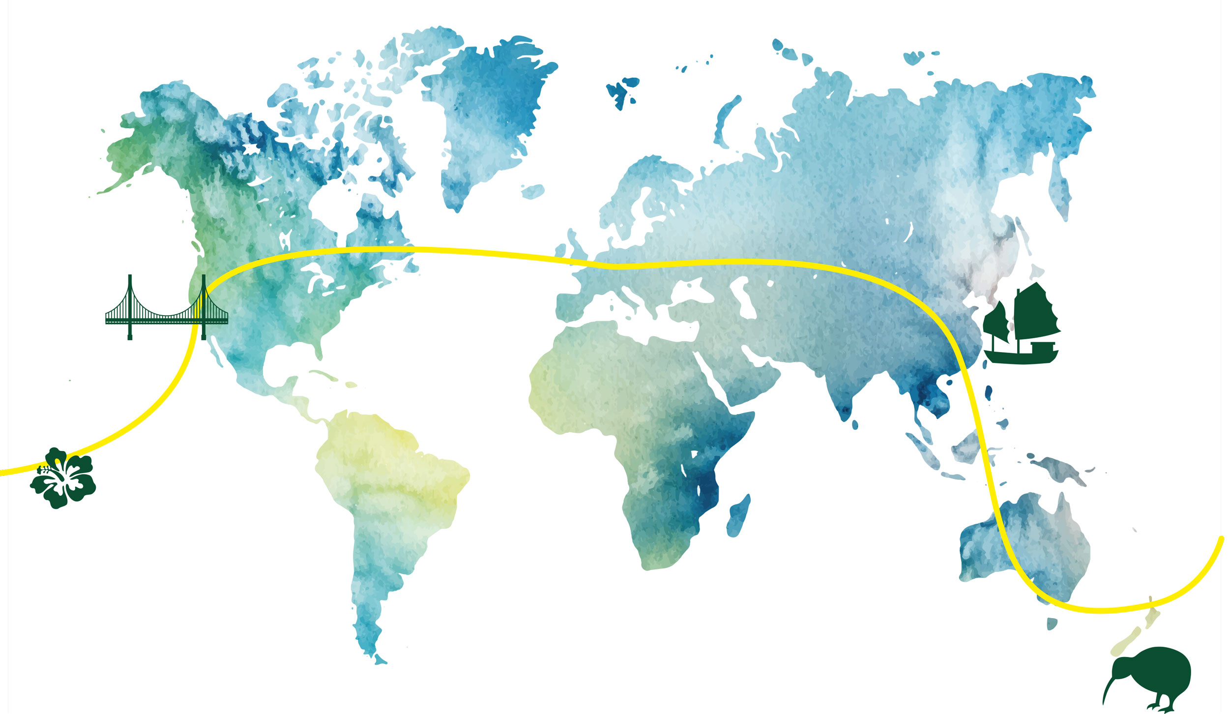 Round the World Ticket Routenvorschlag Asien-Australien-USA