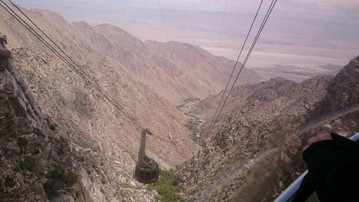 Blick aus Palm Springs Aerial Tramway