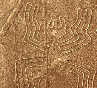 Nazca Linien - Spinnenbild