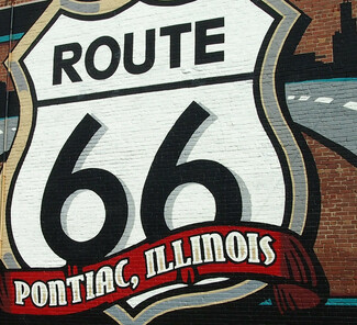 Route 66 Wandbild