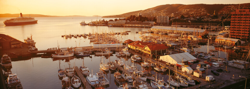 Hobart Hafen, Tasmanien