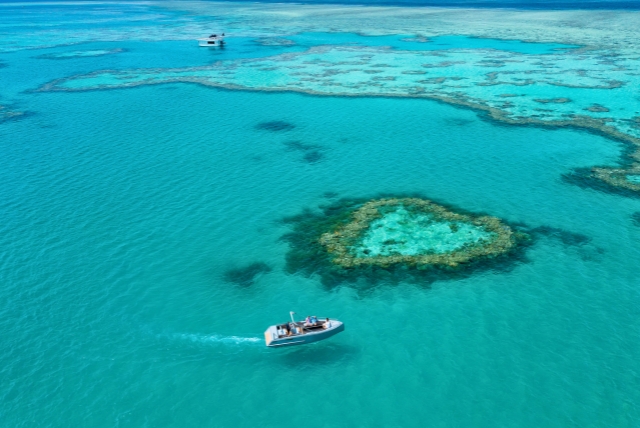 Heart Reef Luftaufnahme