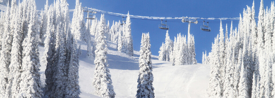 Skilift im Skigebiet Silver Star