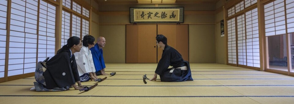 Samuraitraining in Kyoto,  Japan