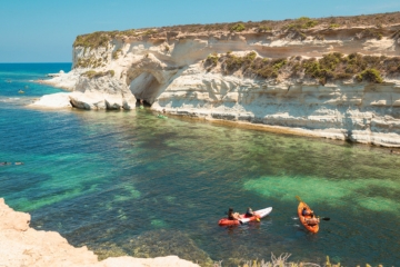 Standup Paddling auf Gozo