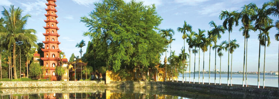 Vietnam Reisebericht - Tran Quoc Pagode in Hanoi