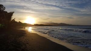 Sonnenuntergang am Strand