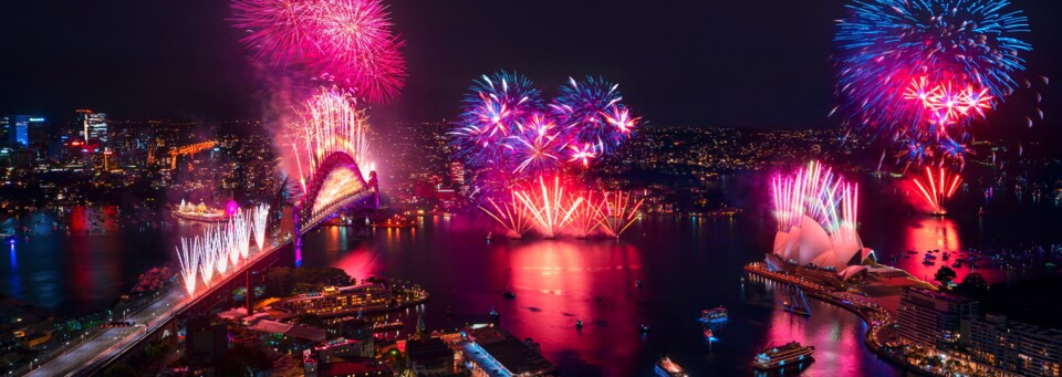 Silvester Feuerwerk Sydney