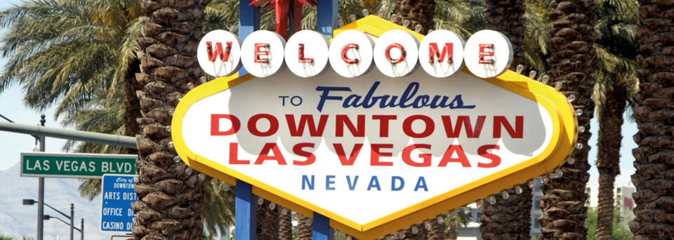 Las Vegas Willkomensschild