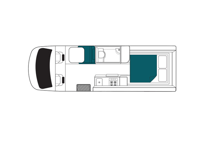 Floorplan bei Nacht des Maui Ultima