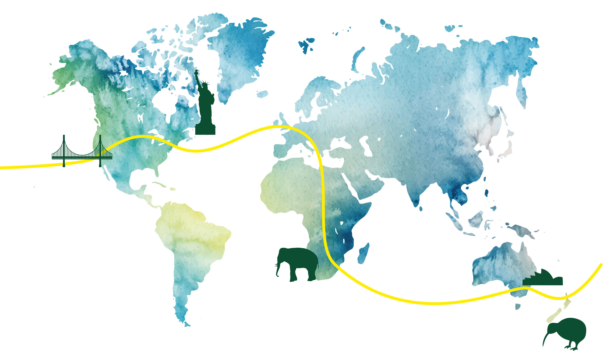 Round the World Ticket-Routenvorschlag 2