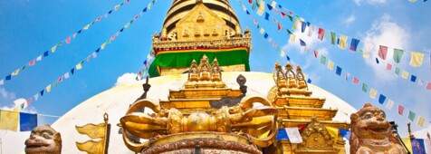 Kathmandu Swayambhu Stupa © master2 über Getty Images