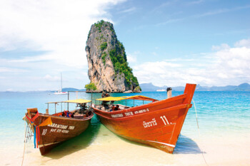 Fischerboote auf Koh Lanta