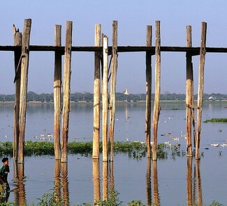 U-Bein-Teakholzbrücke