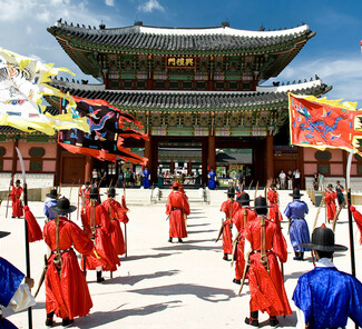 Gyeongbokgung Palast - Wachablösung