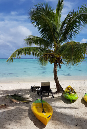 Cook Inseln Reisebericht - Strand auf Aitutaki