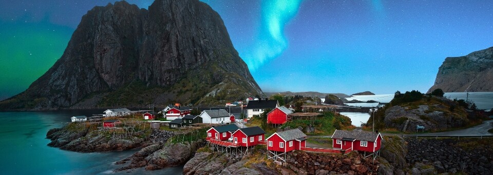 Dorf Hamnøy auf den Lofoten