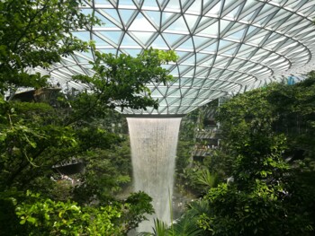 Changi Airport in Singapur