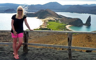 Galápagos Reisebericht - Aussichtspunkt auf der Insel Bartolomé