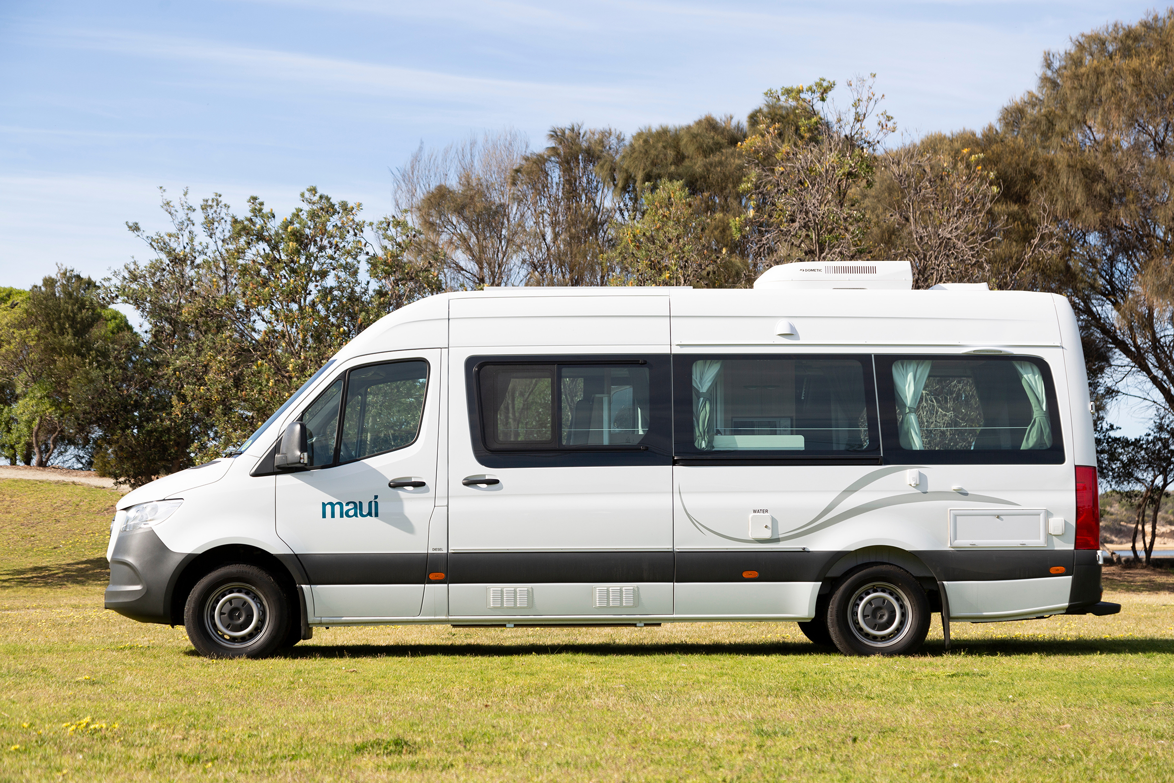 Außenansicht des Maui Ultima Camper